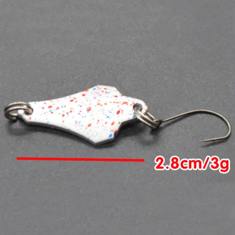 OUTKIT Cucharas señuelo para trucha giratorias con lentejuelas - imagen 2