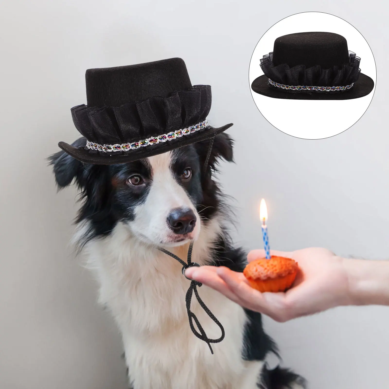 

Pet Hat for Wear-resistant Cat Puppy Cap Headwear Small Kitten Accessories Headband