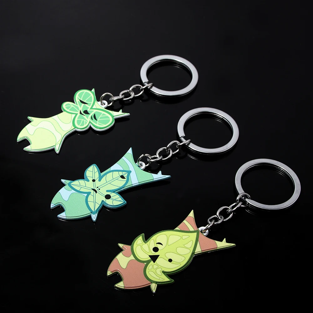 Game Yahaha Props Pendant Keychain for Men Women Tears of the Kingdom Korok Race Model Keychain Fans Cosplay Jewelry