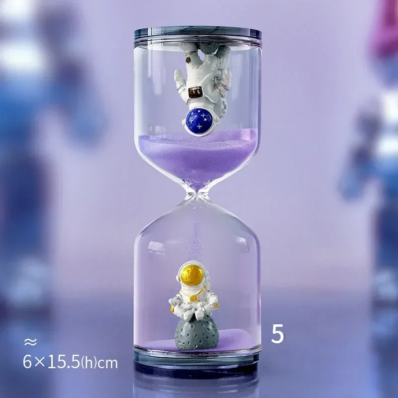 Astronaut Hourglass Sand Timer , 10/20/30/40/60 Minute Hour Glass Sand Timer, Home Decor Ornament, Sand Clock Birthday Gift