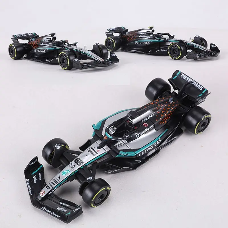 ビマガオ-43-メルセデス・ベンツ-f-w6-フォーミュラレーシングカー-2025-ステーション-合金レーシングカーモデル-ダイキャストモデルカー-コレクタブルトイ