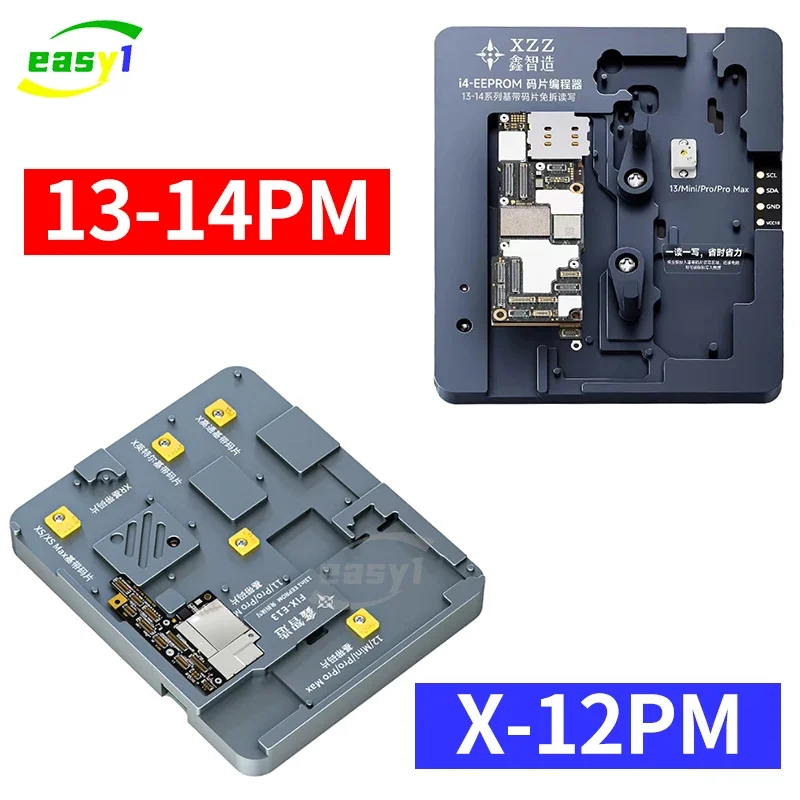 XINZHIZAO 13 In 1 FIX-E13 i4 EEPROM Programmer Logic Baseband fixture for X-12 13 14 Max Disassembly-free Read-write Programmer