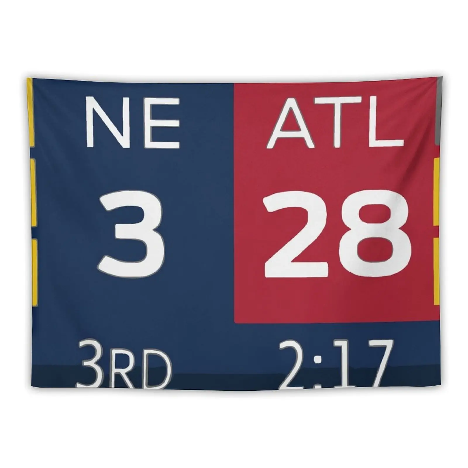 

28-3 Patriots vs Falcons Tapestry Room Decor Room Decorations Aesthetic Tapestry