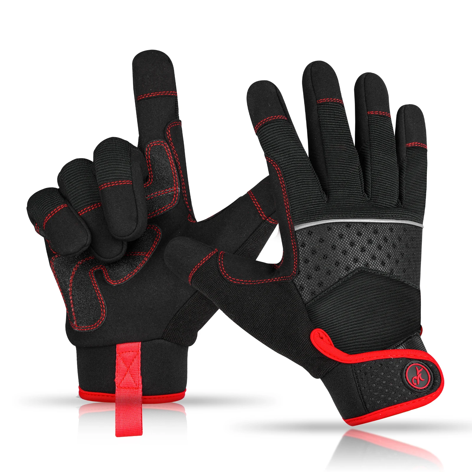 

High Dexterity Work Gloves for Men -Touch Screen Compatible with Excellent Grip Mechanical Gloves for Multipurpose Utility