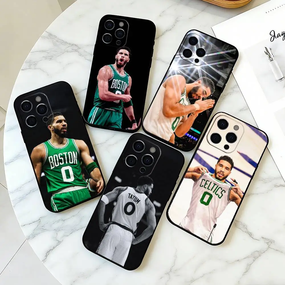 

Basketball player Jayson Tatum Phone Case For iPhone 17, 16,15,14,13,12,11 Plus,Pro Max, Others Soft Black Cover