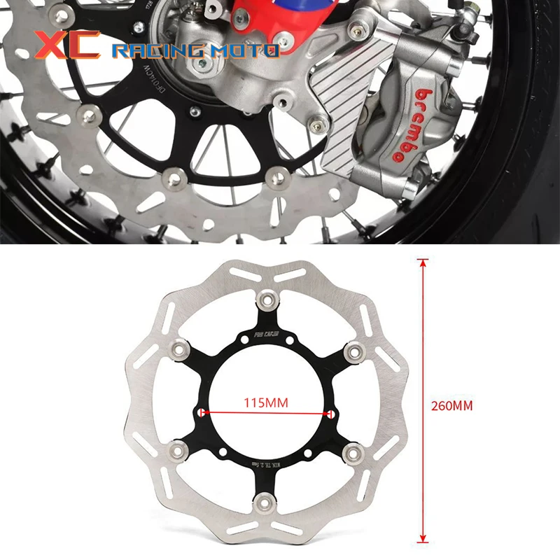 

Диск тормозной роторный, 260 мм, для мотоциклов Honda CRF250R, CRF450R, CRF250RX, CRF450RX, 2015, 2016, 2017, 2018