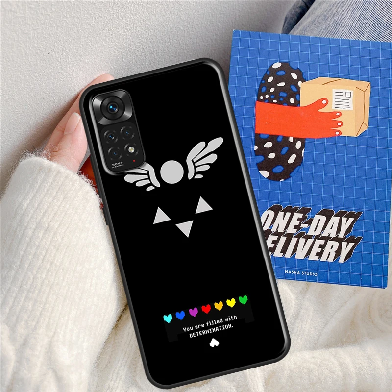 Game Undertale Case For Xiaomi Redmi Note 12 11 9 8 10 Pro Note 12S 11S 9S 10S Cover For Redmi 12C 9C 10C