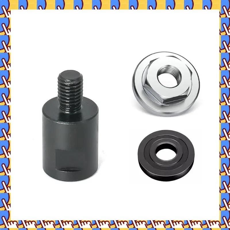 A79I زاوية طاحونة M14 إلى M10 محول موضوع محول محول واجهة برغي توصيل قضيب المكسرات الشق سهلة Insta