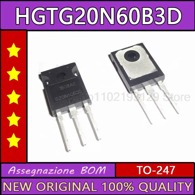 5PCS Hgtg20n60b3d brand new imported G20 n60b3d