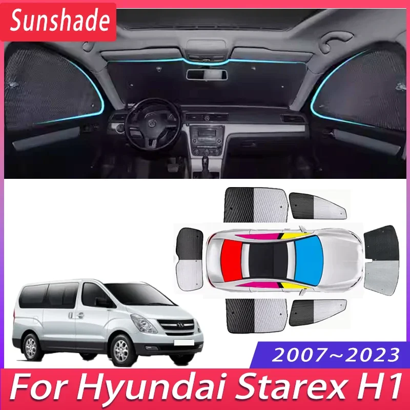 

Car Sunshade For Hyundai Starex H1 2007~2023 2008 2009 Auto Heat Insulation Sun Protection Sunshade Windshield Visor Accessories