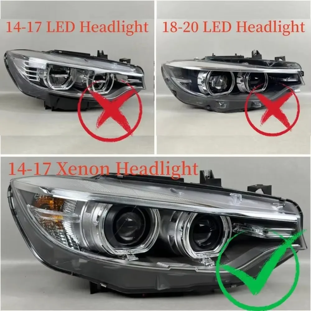 لوحات إضاءة نهارية صفراء 63117263051 لسيارات BMW F80 F32 F33 F36 F83 F82 M3 M4 F15 X5 2014-2017 رقائق زينون الأمامية DRL