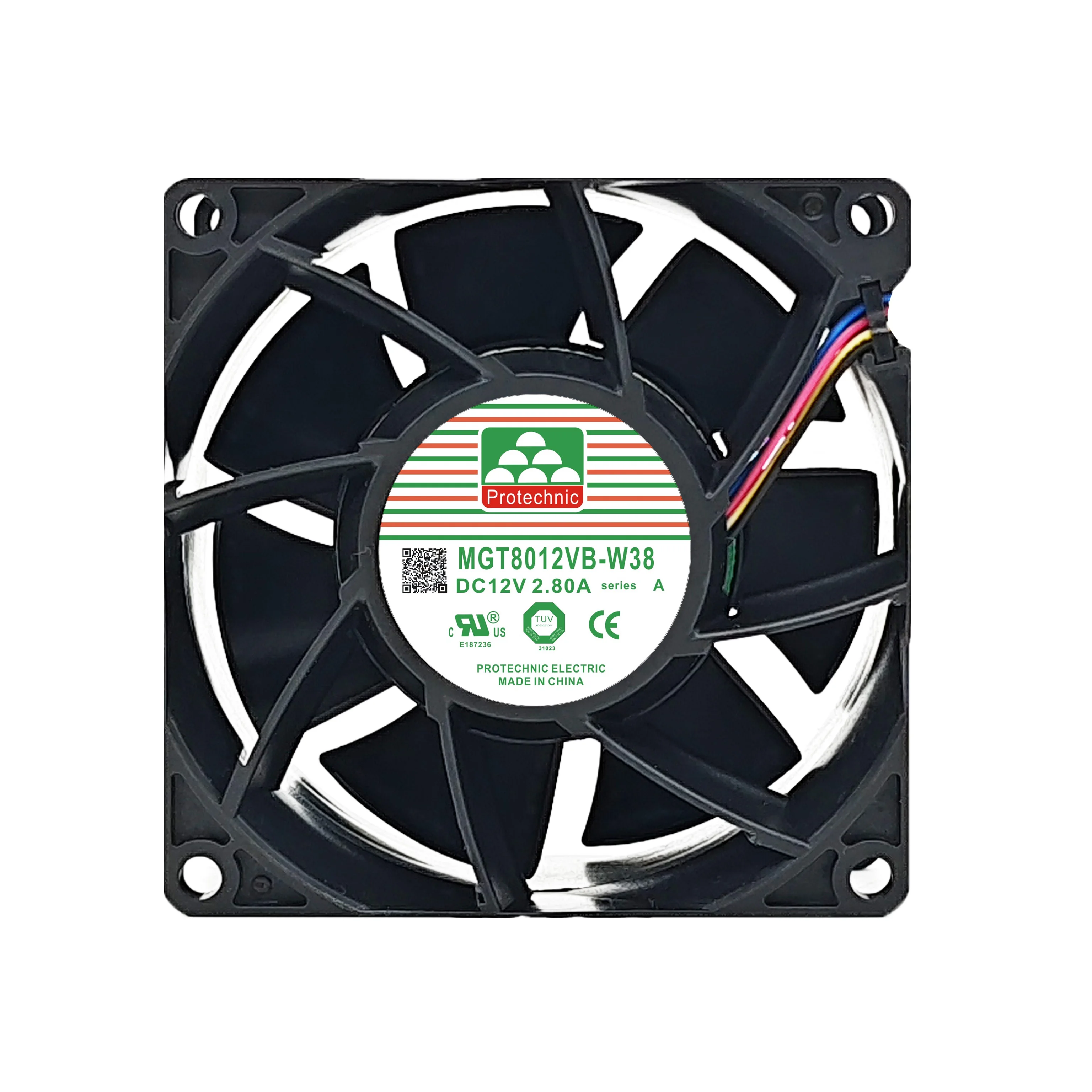 NEW ORIGINAL MGT8012VB-W38 12V 2.8A 8038 80*80*38mm 8cm COOLING FAN
