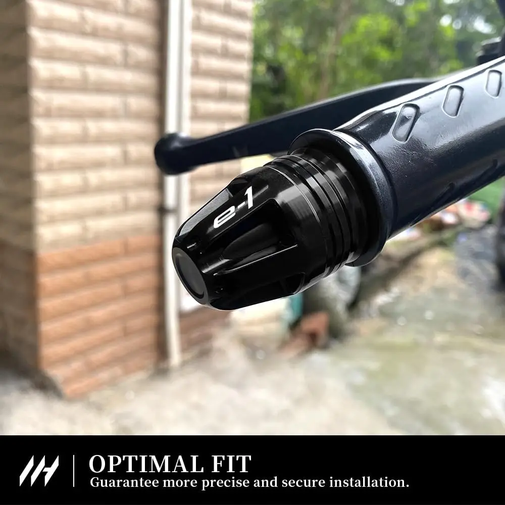 دراجة نارية المقود نهاية قبعات ل النينجا e-1 2023-2024 7/8 "القضبان 17 مللي متر قطرها CNC المقاود النينجا e-1 اكسسوارات #2