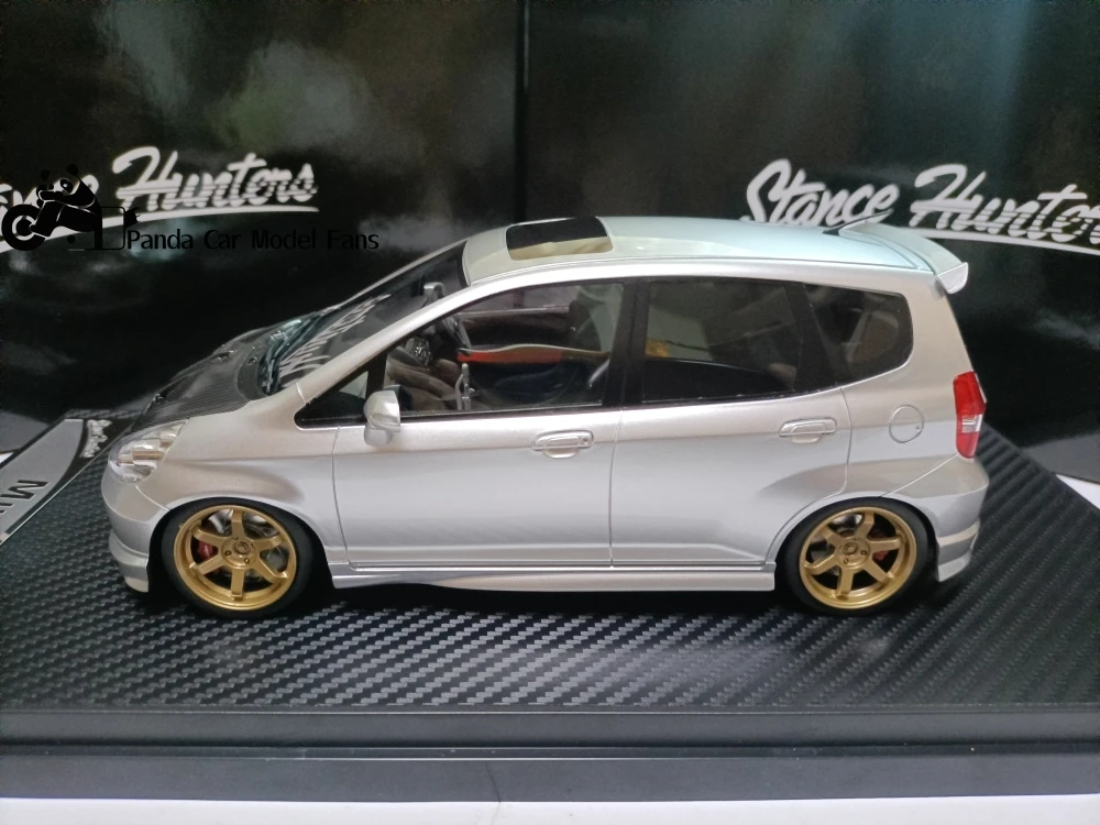 Stance Hunters 1 18 Unlimited Honda Fit Modified Car Model Mugen Honda Jazz Gift Furniture Collection