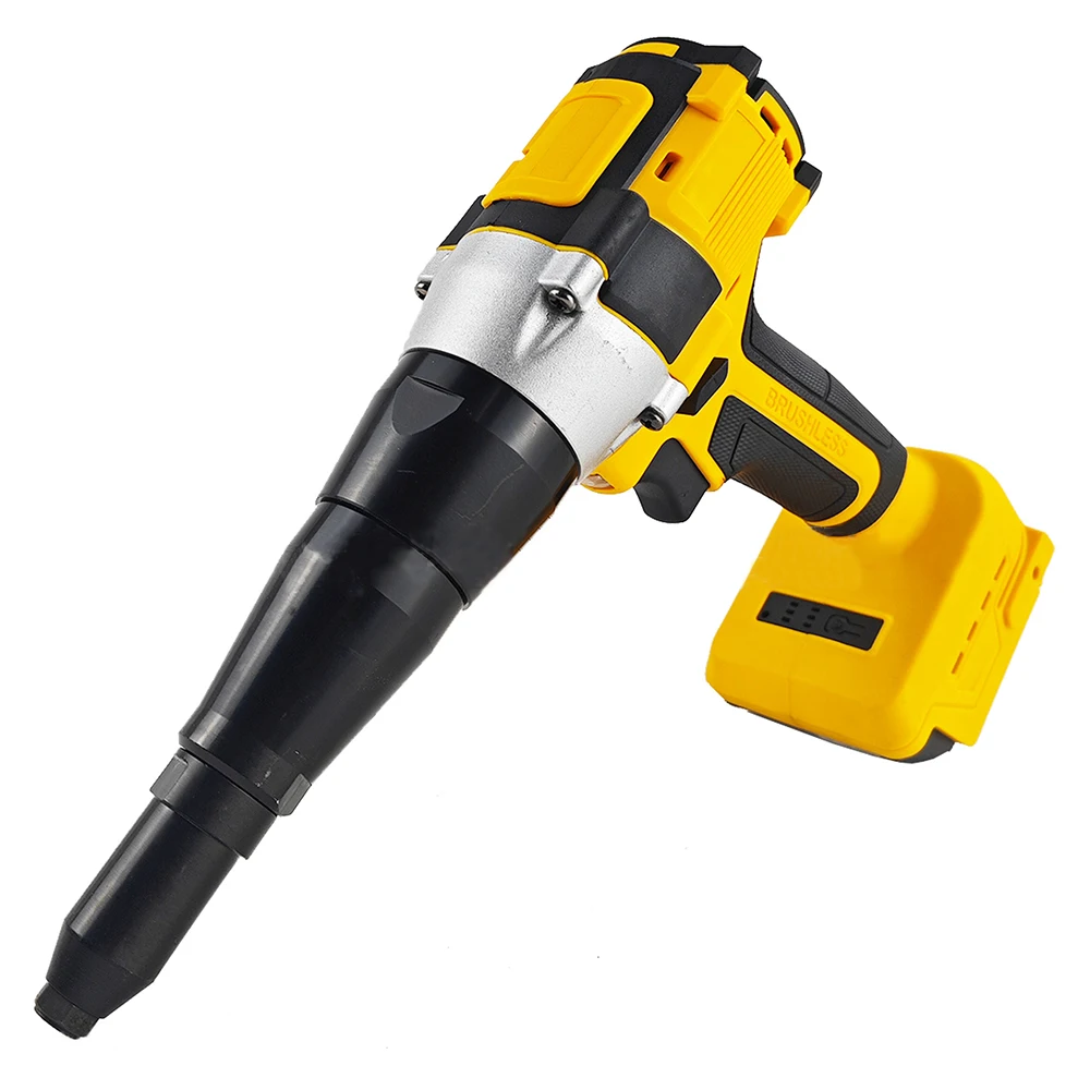 مسدس برشام كهربائي بدون فرش 2.4 مم - 4.8 مم أداة يدوية برشام أوتوماتيكية مع ضوء LED لبطارية ديوالت 20 فولت (بدون بطارية) #6