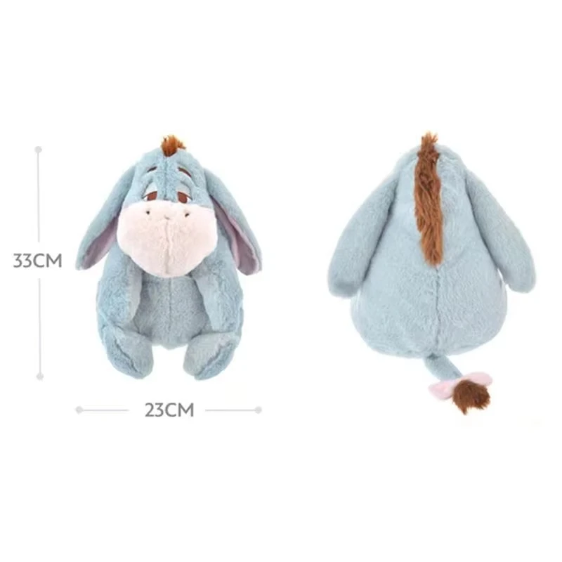 Eeyore 박제 동물 30cm 푹신한 플러시 장난감 추악한 귀여운 인형 침실 장식 성인을위한 베개 포옹 십대