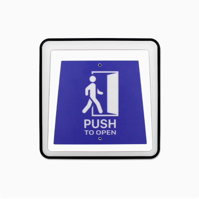 

2A/DC36V Door Access Control Button Disabled Handicap Emergency Switch Button Large Panel Button With LED Indicator Light