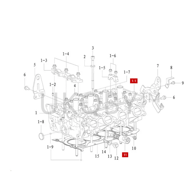 474Q12422A Suitable for Haima M3 M6 S5 Fumeilai M5 Haifu Star Cupid V70 Oil control valve VVT pressure regulating valve