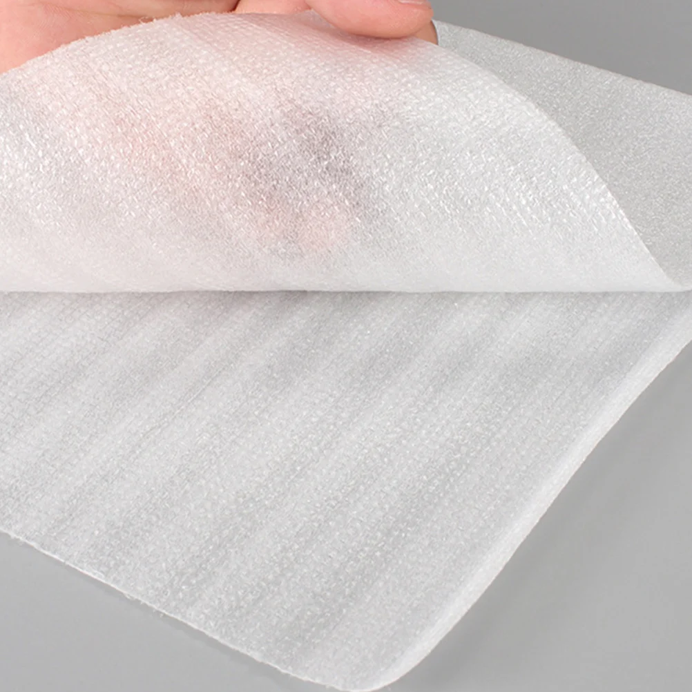 100pcs Shockproof Pearl Cotton Foam Wrap Cushioning Foam Sheets Sheets 15x25cm White Film Moving Supplies Protective Cushion