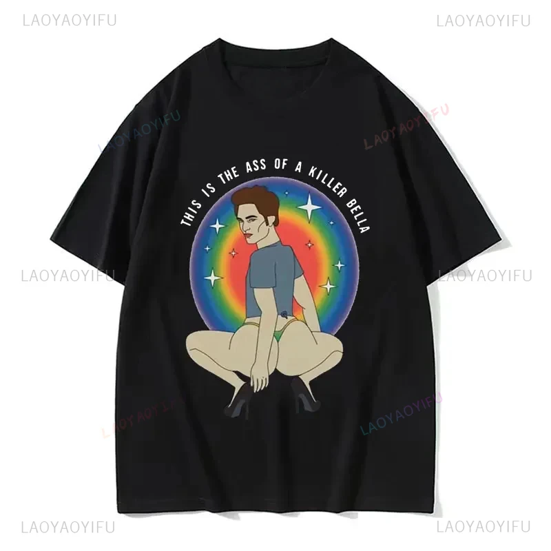 هذا هو الحمار من القاتل بيلا تي شيرت مضحك الجرافيك التي شيرت الرجال النساء القطن تيز فيلم الشفق إدوارد كولين ميمي