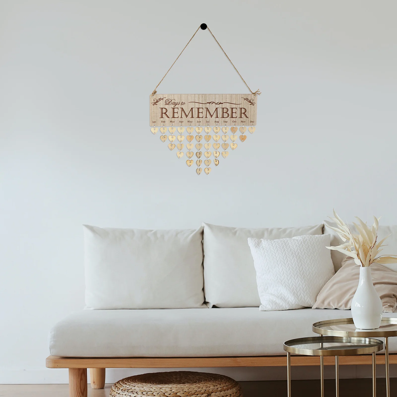 

1 комплект, деревянный семейный календарь «сделай сам», в память о особых дней, домашний декор, подарок на Рождество, День матери, День отца