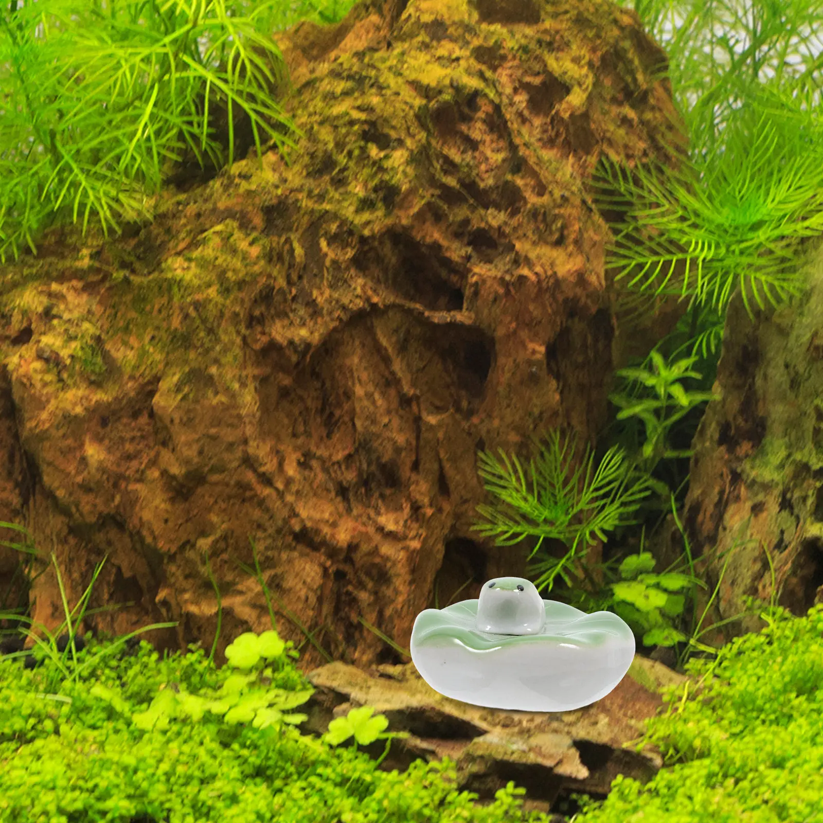 

Керамический плавающий фигурный декор для аквариума: компактный, легкий, очаровательный аксессуар для аквариумных рыбок