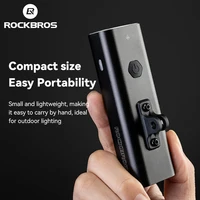 ROCKBROS Luz delantera de bicicleta IPX6 tipo c recargable bicicleta luz colgante faro LED linterna 400/800LM aluminio