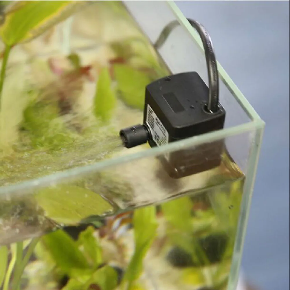 

2W Aquarium Submersible Water Pump Fish Tank Circulation Mini Pump For Fountain Hydroponic Adjustable Flow Quiet Easy Clean