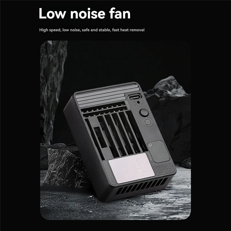 ABMF-FB-CR05 Camera Cooling System Heat Sink Cooling Fan For Sony Canon FUJIFILM ZV-E1 A7M4 A6700 A72C R8 R7 R6 XT4