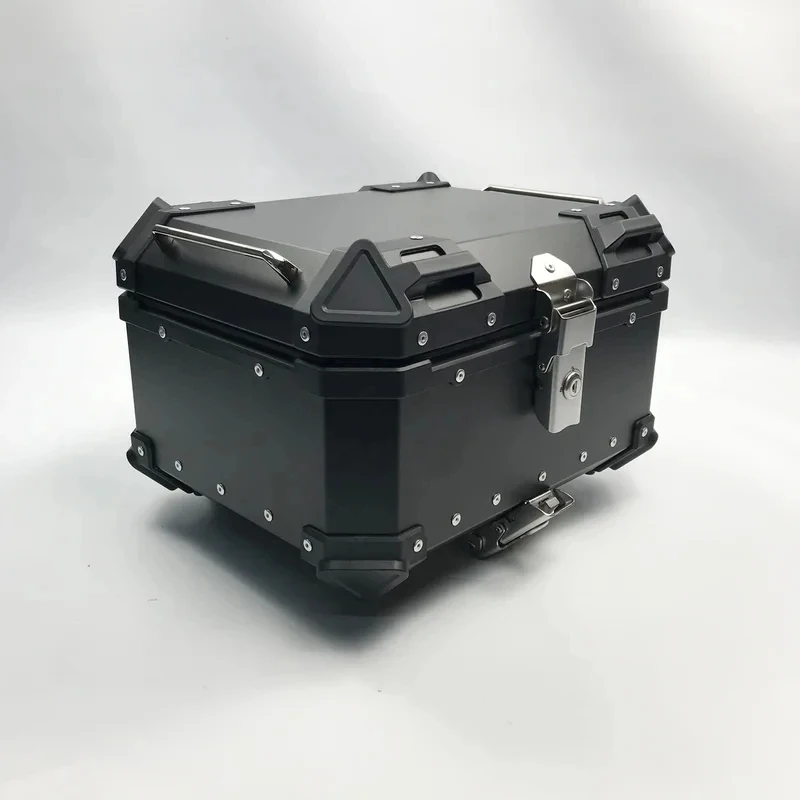 

Factory Hot Selling 35 L Black Moto Aluminium Top Boxes Motorcycle Tail Box Small