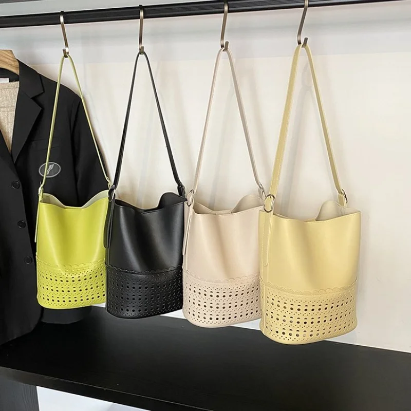 حقيبة يد نسائية متطورة مصنوعة من الجلد المصنوع من الألياف الدقيقة، مظهر يومي عصري من Liechtenstein يدوم طويلاً وواسع وناعم