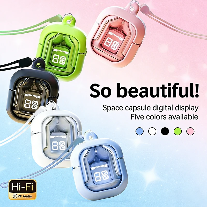 AIR31-(Buy Headset Get Protective Case + Lanyard) Gaming Earbuds Bluetooth 5.3 Noise Reduction HD HiFi Stereo Wireless Earphone