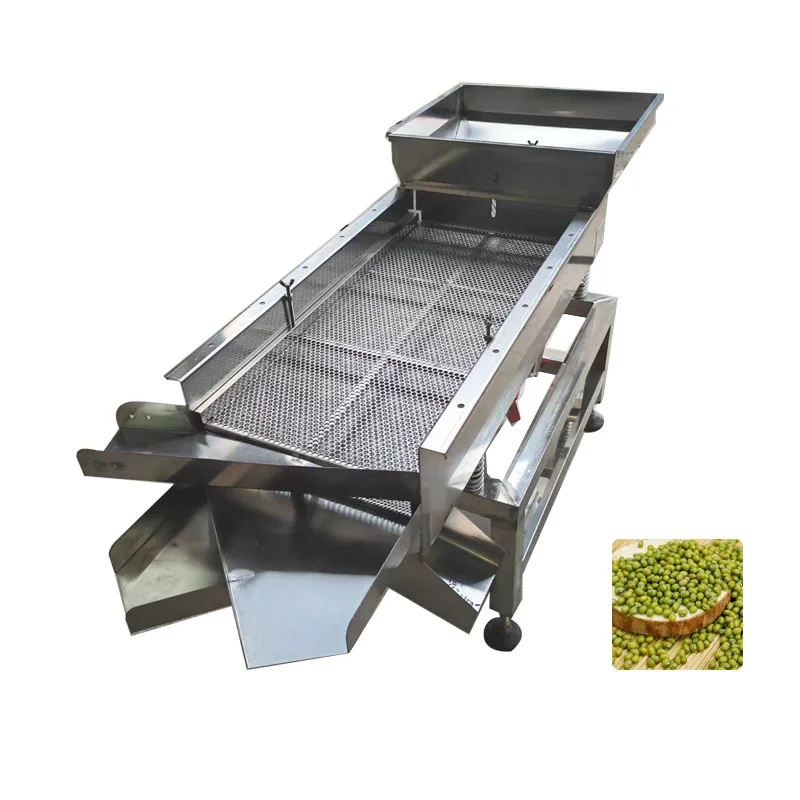 Double Engine Vibrating Sieve Machine 220V Large Granular Material Shocking Screener Machine