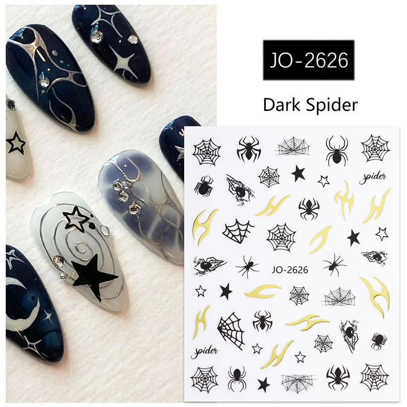 Laser Kirsche Erdbeer Bowknot Liebe Herz Blume geprägt Relief selbst klebende Nail Art Aufkleber 3d Maniküre Dekoration Aufkleber