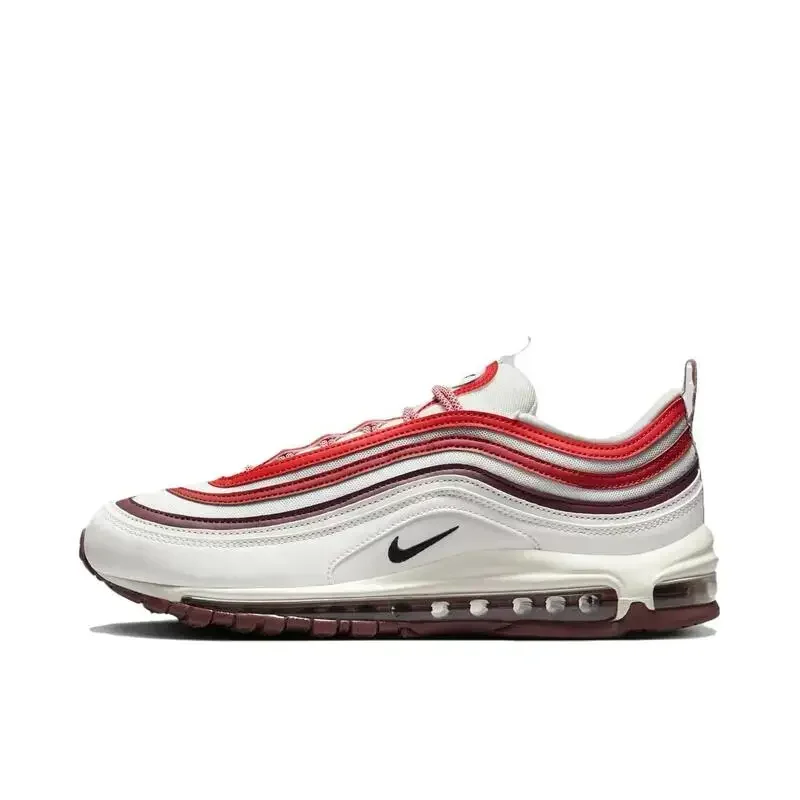 Nike Air Max 97 Men and Women's Air-Cushioned Comfortable Casual Breathable Fashion Retro Non-slip Wear-resistant Shoes