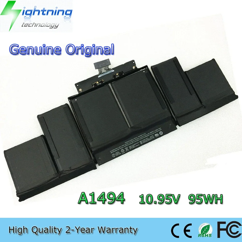 New Genuine Original A1494 10.95V 95Wh Laptop Battery for Apple MacBook Pro 15