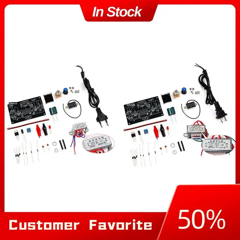 Top Sale LM317 Adjustable Regulated Power Supply DIY Kit LM317 To DC 1.25-12V Stabilized Power Supply Laboratory