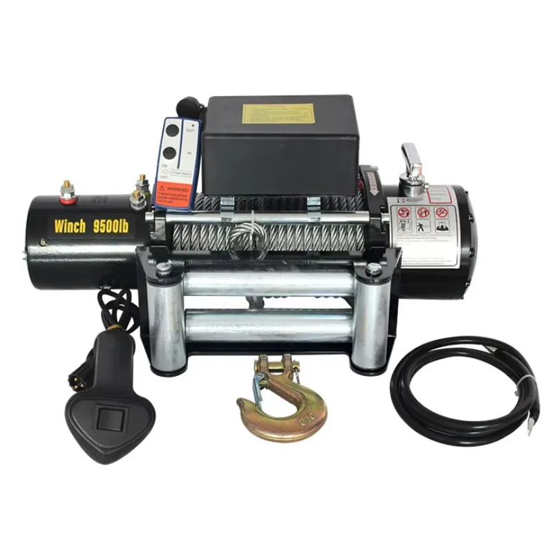 2026 Wholesale Custom 12v24v Off-road Vehicle Wire Rope Traction Self-rescue Electric Winch 2000 Lbs-20000 Lbs Rescue Winch