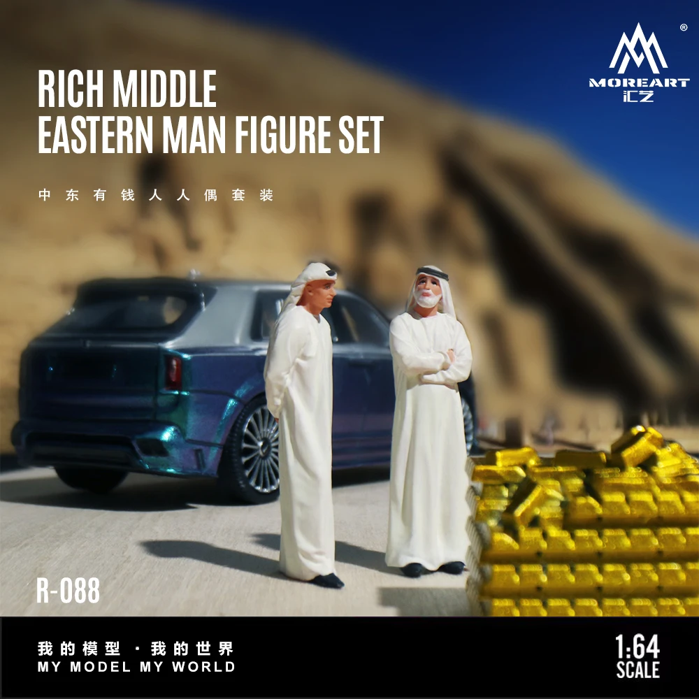 

*Pre-order*More Art 1:64 Richman Doll Resin Model Set , Scene Decoration Figure for Gift&Display&Collection