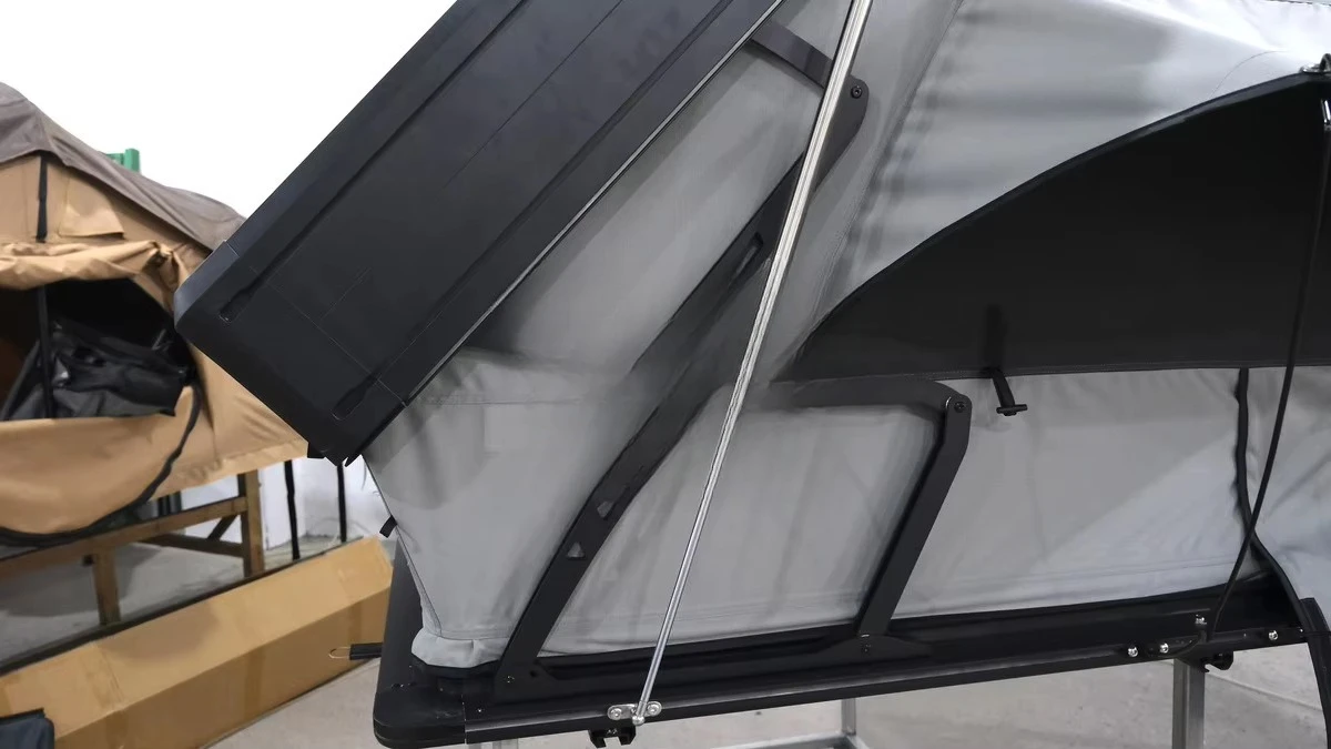 Aluminum Shell End Up Roof Top Tent Anodised Self Heal Force Match Strut Dual Base Plate Yongkang
