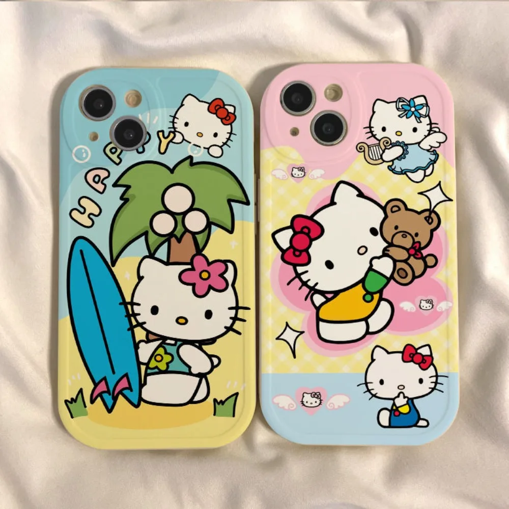 حافظة لهاتف آيفون 16 15 14 13 12 11 Pro Max XS XR XSMAX 7 8 Plus غطاء Y2K مقاوم للصدمات