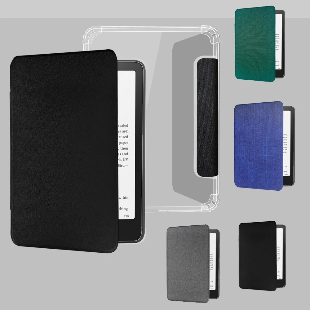 

Подходит для 12-й электронной книги Kindle Paperwhite 2024 KPW6, высококачественный кожаный чехол с мягким корпусом