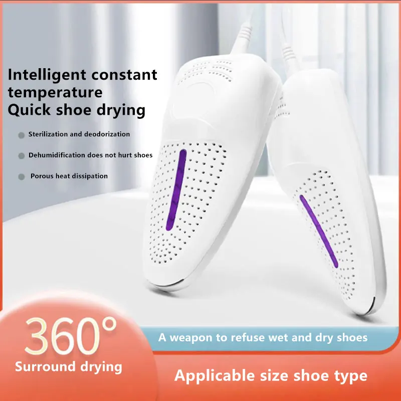 USB Shoe Dryer Deodorising Sanitising Boot Dryer Fast Heating Rapid Drying Dehumidifier Energy Efficient Portable Shoe Heater