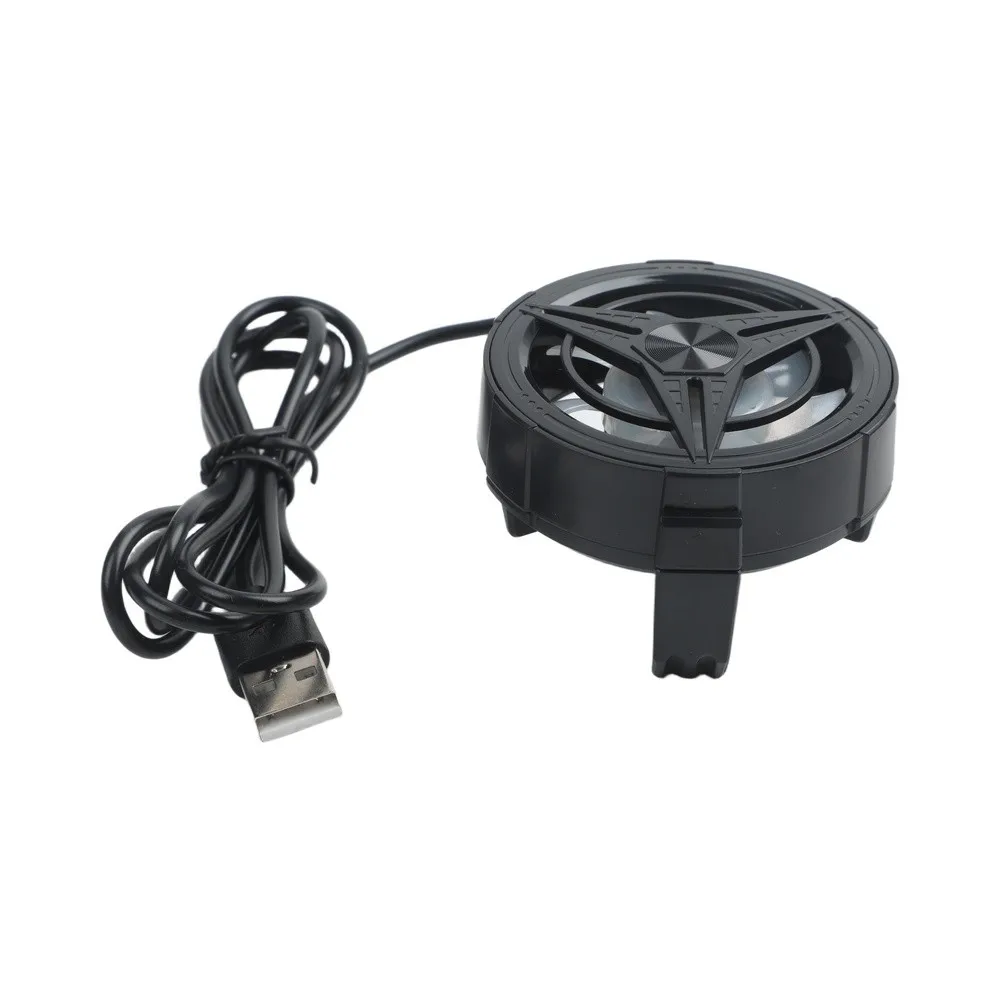 For Gaming Phone Cooler USB Fan Low Noise Design 62.5x24mm Size for Smart Temp Control RGB Illumination for Android