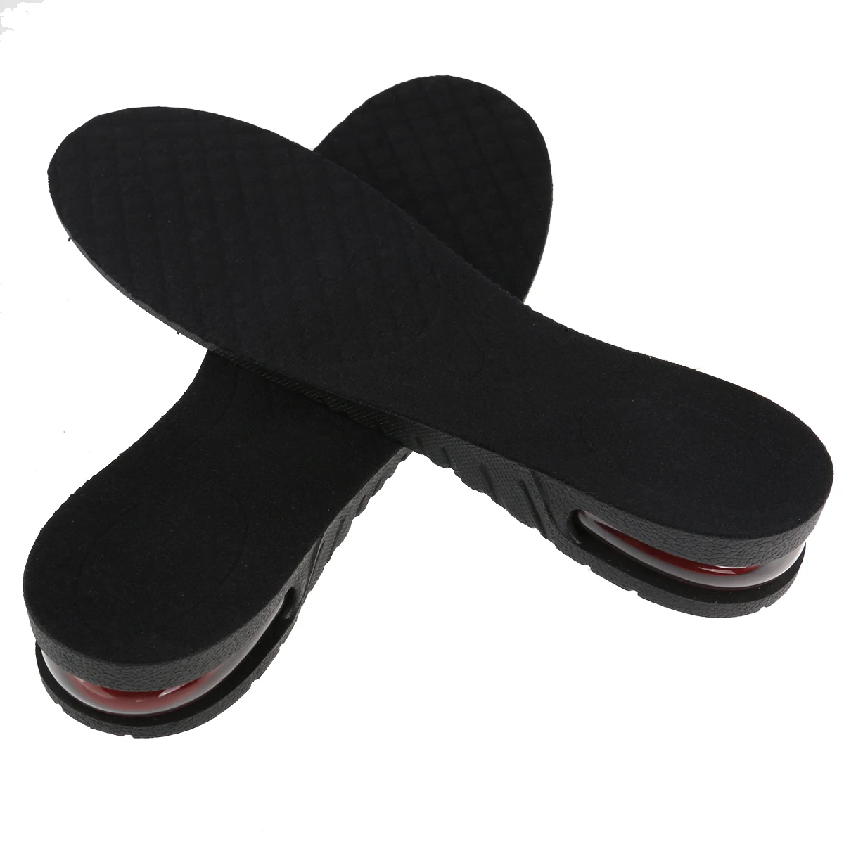 

Camel Unisex 3CM Increased Insoles One-layer Invisible Elevator Full Pad Breathable Black Shoe Inner Sole Men Women