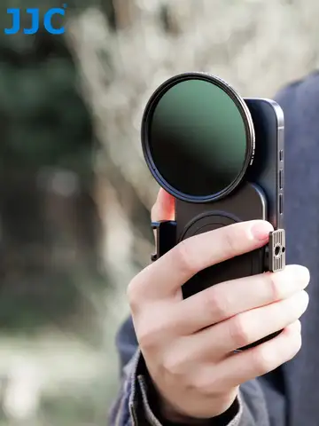 JJC 67mm ND2-128 가변 ND 필터 마그네틱 렌즈 필터 어댑터 키트 (아이폰 16 15 14 Pro Max Plus 브이로그 영상 촬영용)