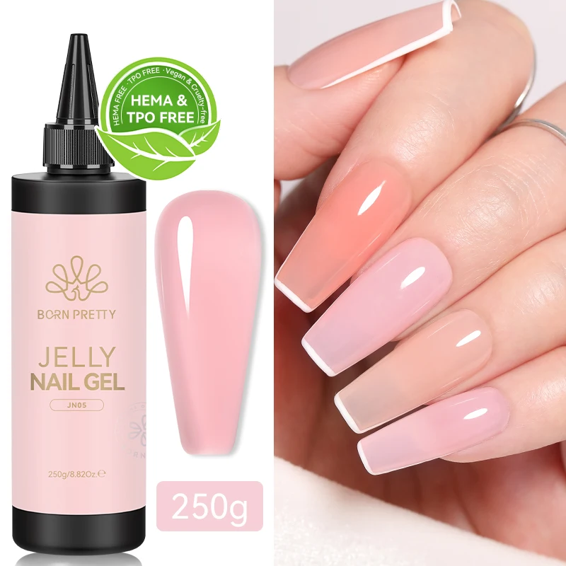 

Полуперманентный полупрозрачный Гель-лак для ногтей, 250 г