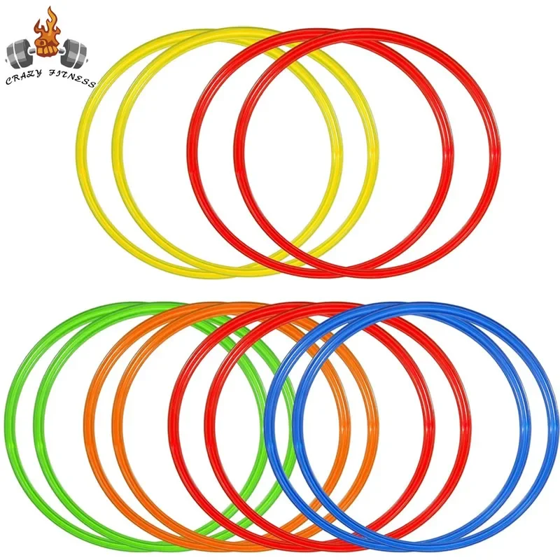 

5/12pcs Durable Agility Training Rings Portable Football Soccer Speed Agility Training Rings Sport futbol Training Equipment
