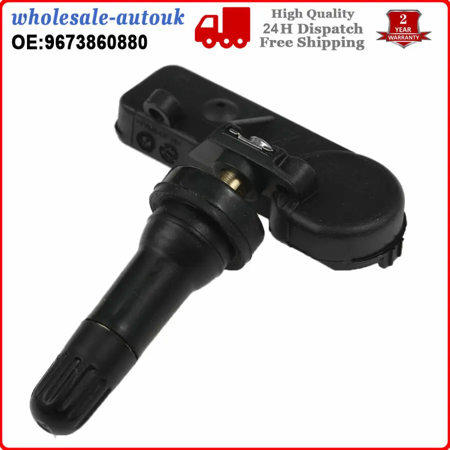 Sensor de presión de neumáticos TPMS 9673860880, para Peugeot 5008, T87, DS4, 09/2009-09/13, 4 unidades