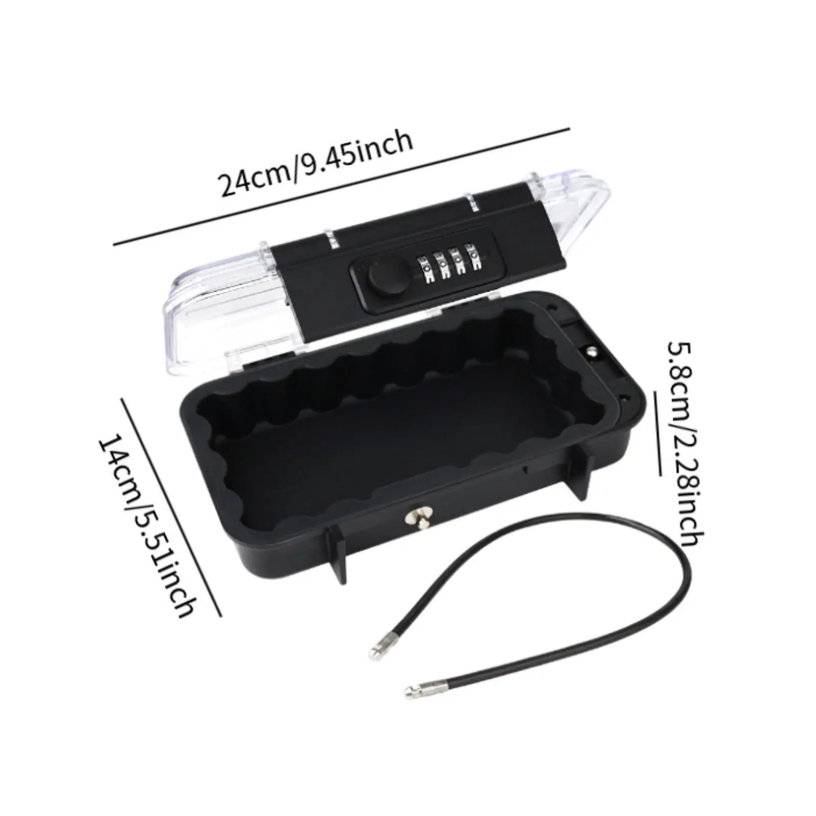 Key Lock Box Weatherproof Key Storage Box for Car Handle Warehouse Outdoor